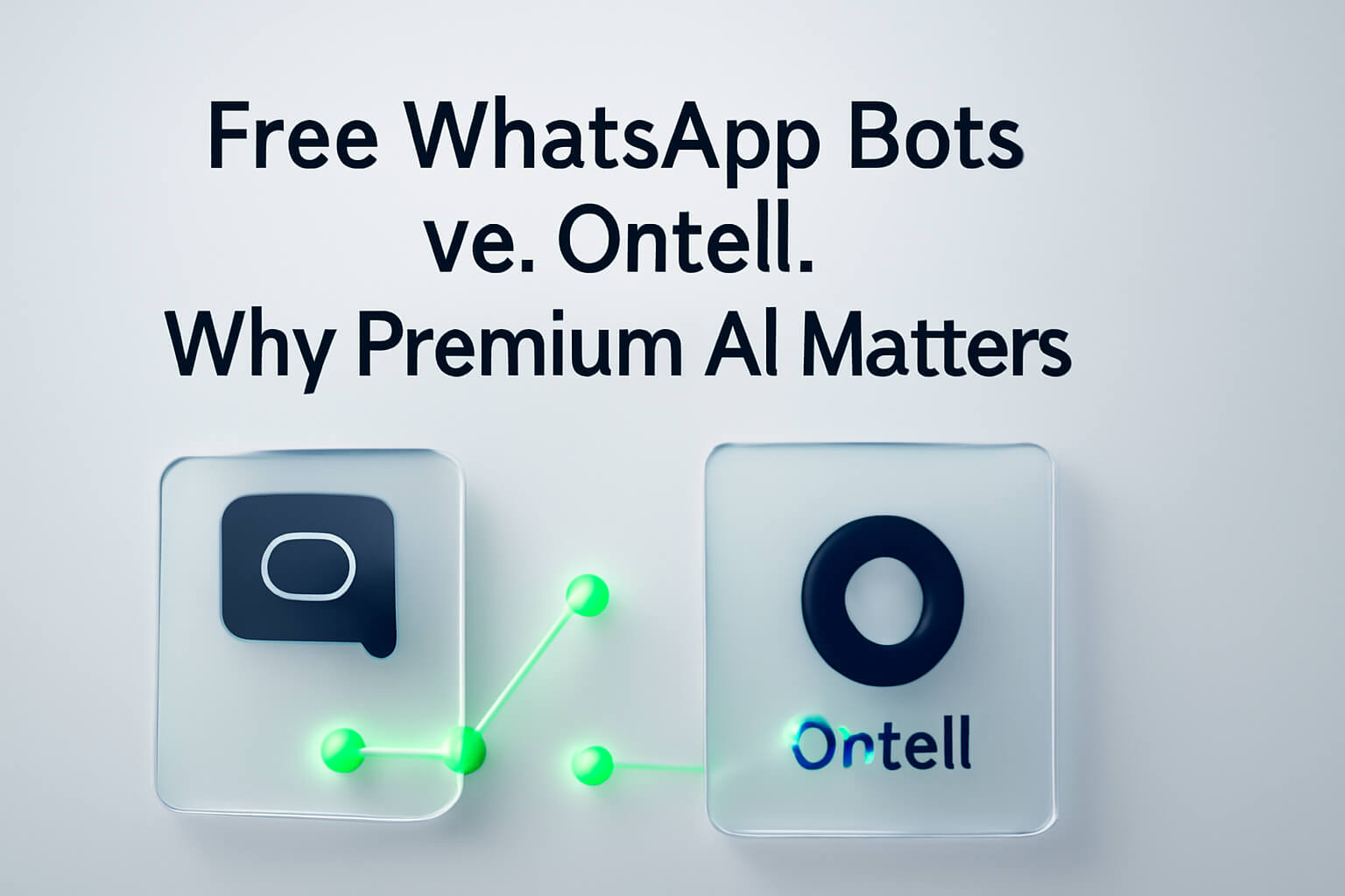 Free WhatsApp Bots vs. Ontell: Why Premium AI Matters